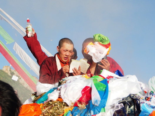 Tibetische Mönche